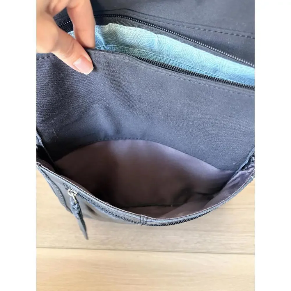 THE SAK  Ventura Convertible Black Leather Backpack